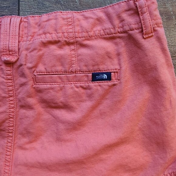 The North Face Coral Linen Cotton Blend Shorts Size 4 - Picture 4 of 4